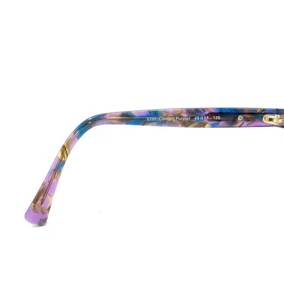 Coach HC 6065 5288 Confetti Purple Blue Eyeglasses Frames 49-17 135 Designer - Picture 10 of 12